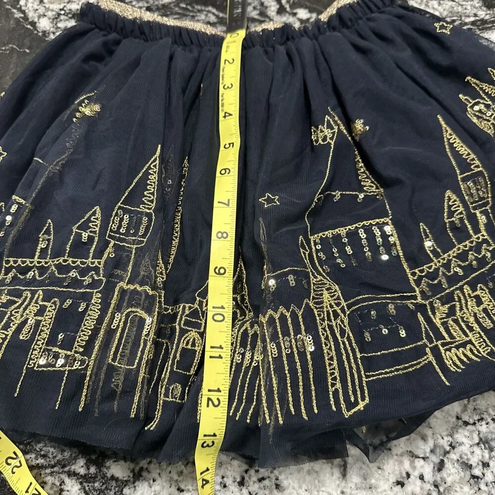 Mini Boden Hogwarts Embroidered Skirt Harry Potter Collection 4 5 New with Tags
